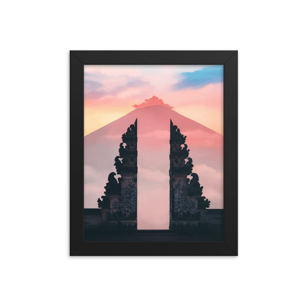Bali Gates of Heaven Framed Art Print